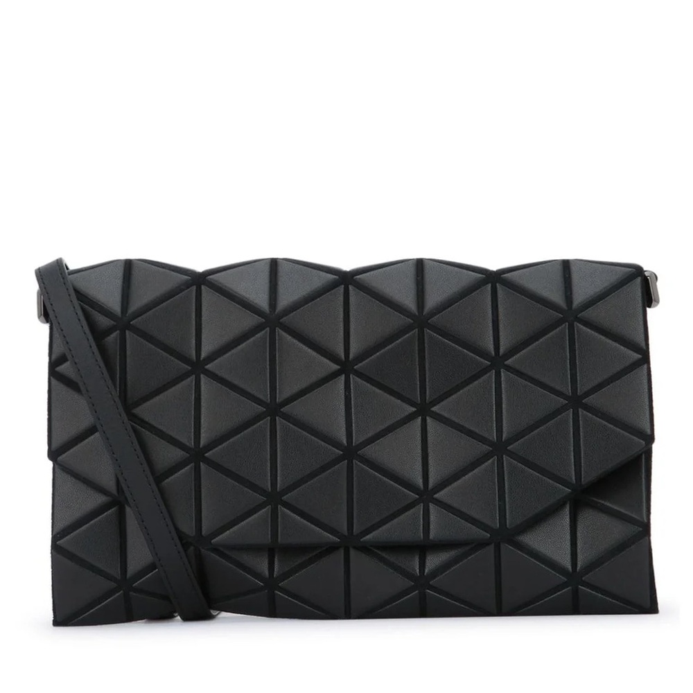 Bao Bao Issey Miyake Black Tonneau Matte Bag BB58AG201